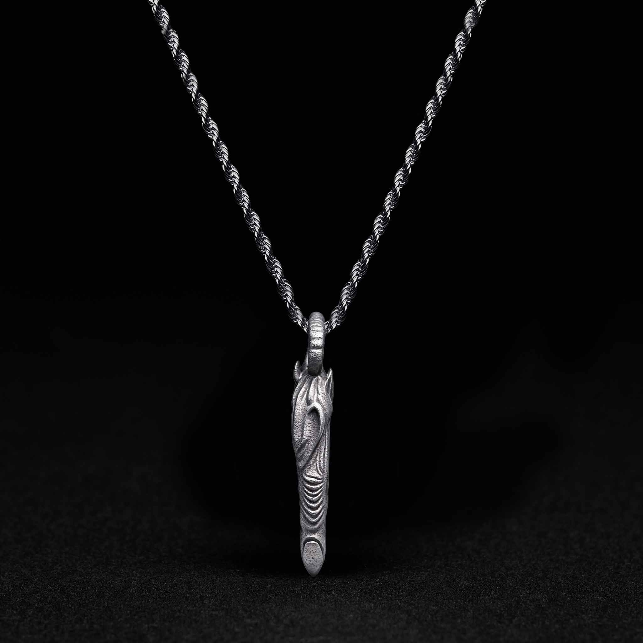 Dark Edge Sculptural Necklace