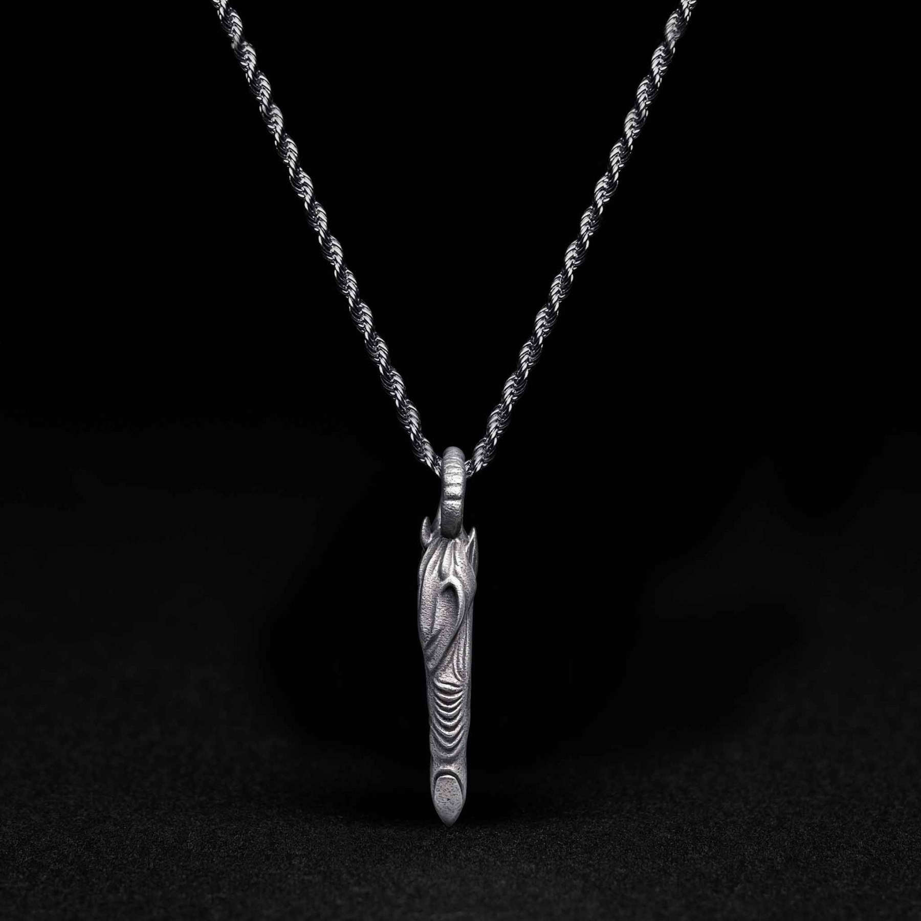 Dark Edge Sculptural Necklace