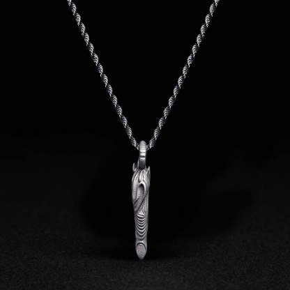 Dark Edge Sculptural Necklace