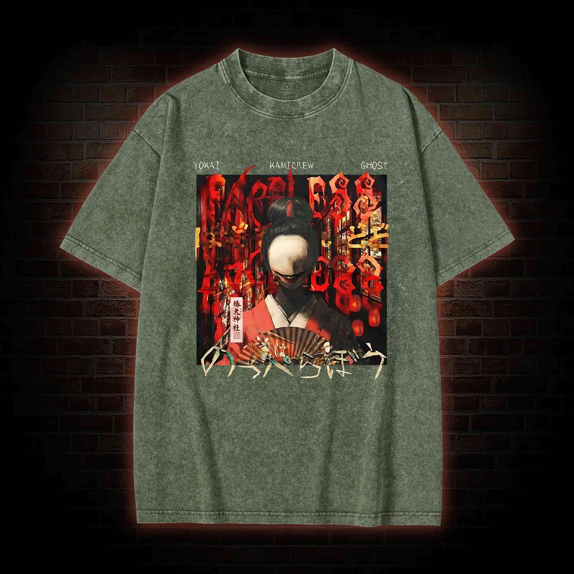 Faceless Ghost Washed T-shirt