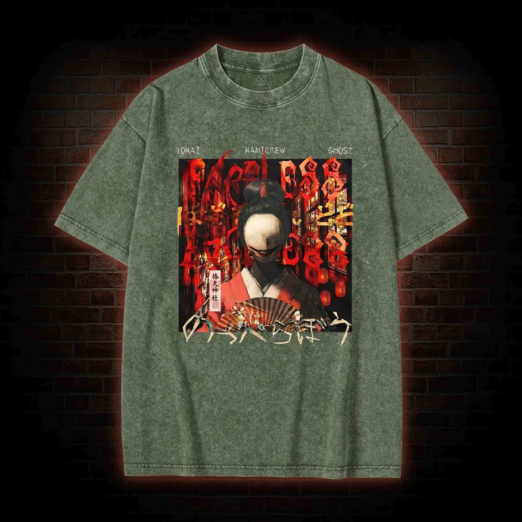 Faceless Ghost Washed T-shirt
