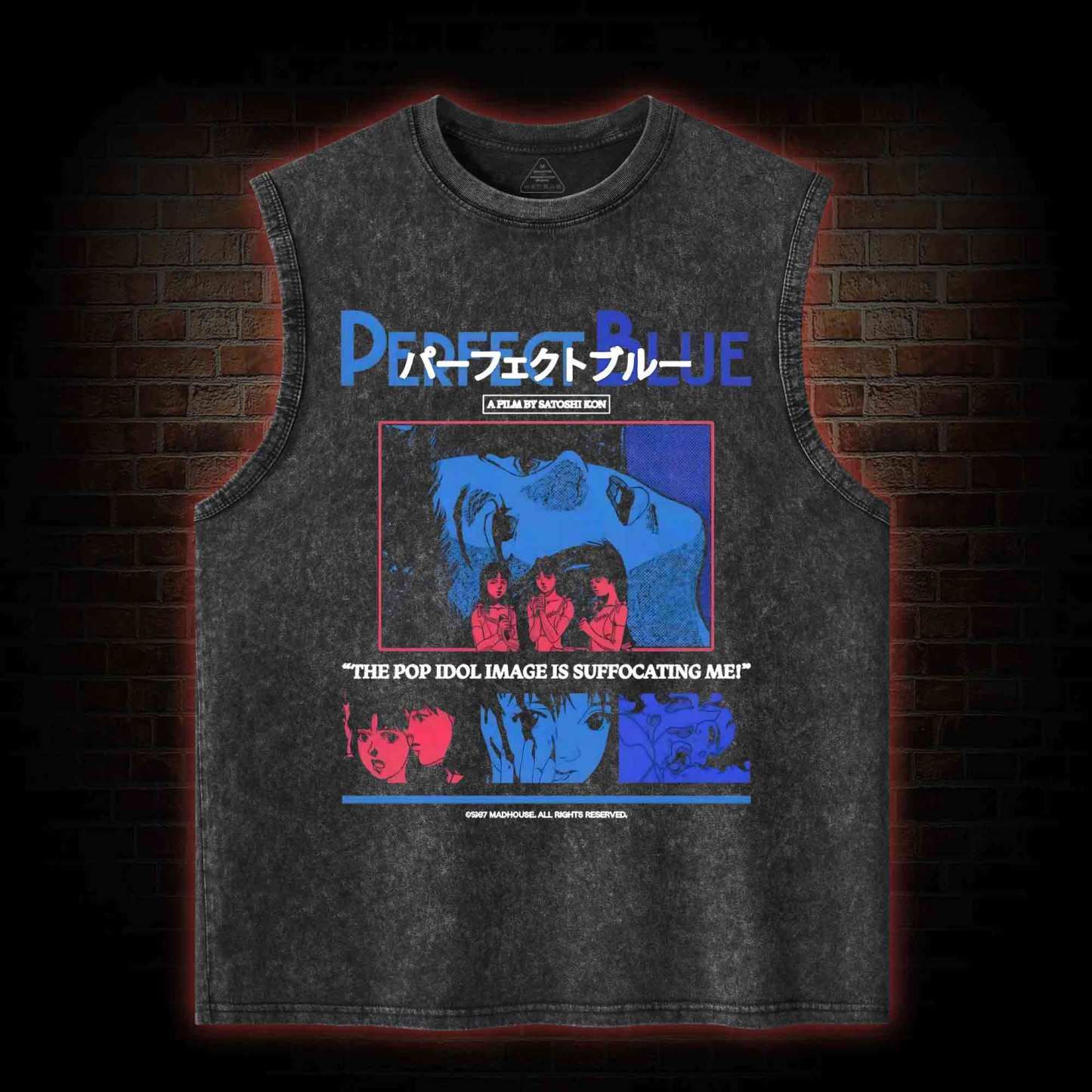 The Pop Idol Image is Suffocating Me Washed Tank Top
