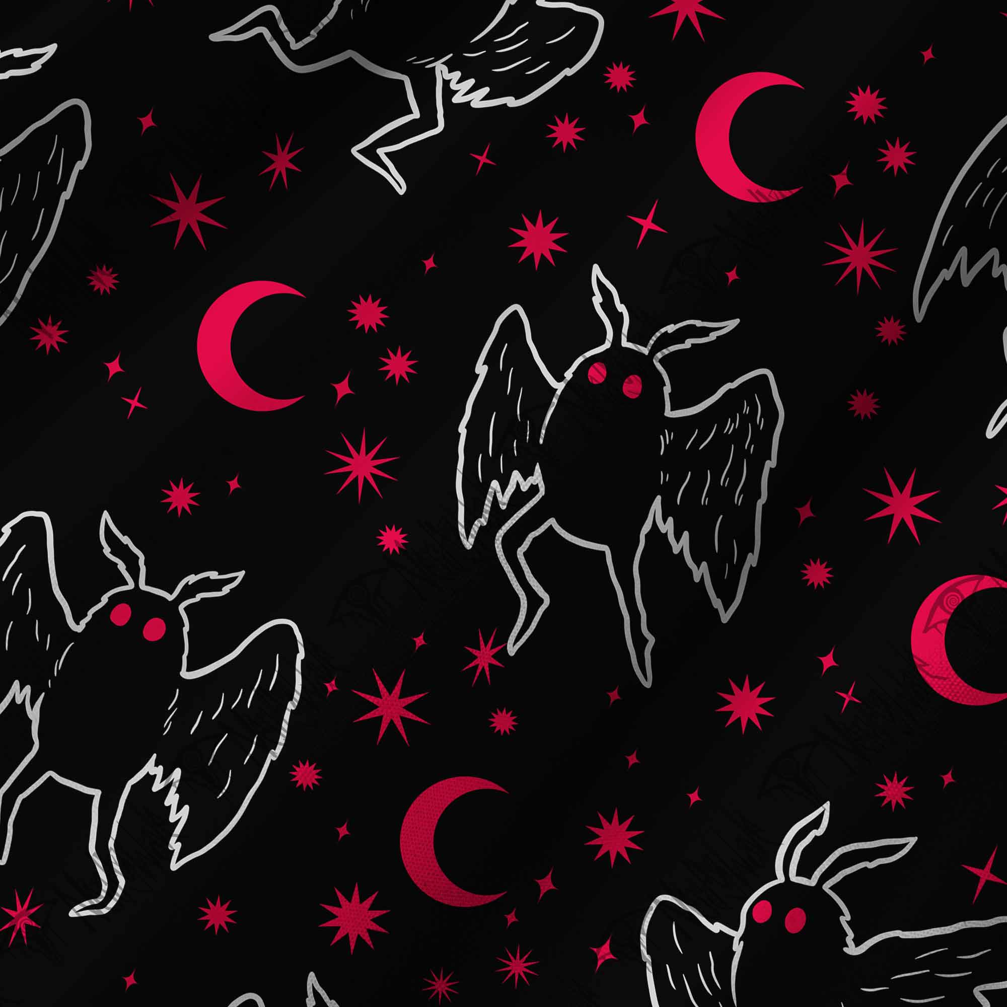 Mothman Night Graphic Resort Set