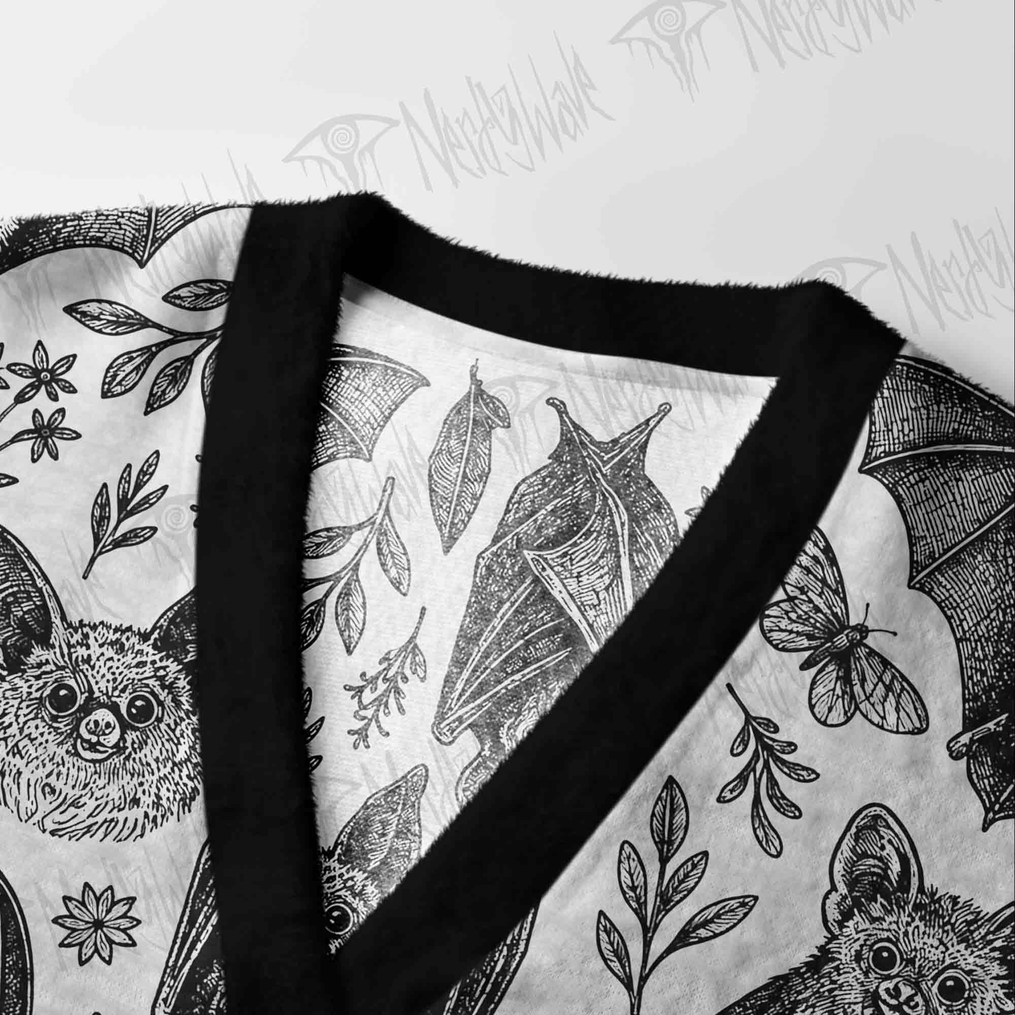 Echoing Bat Cardigan Sweater