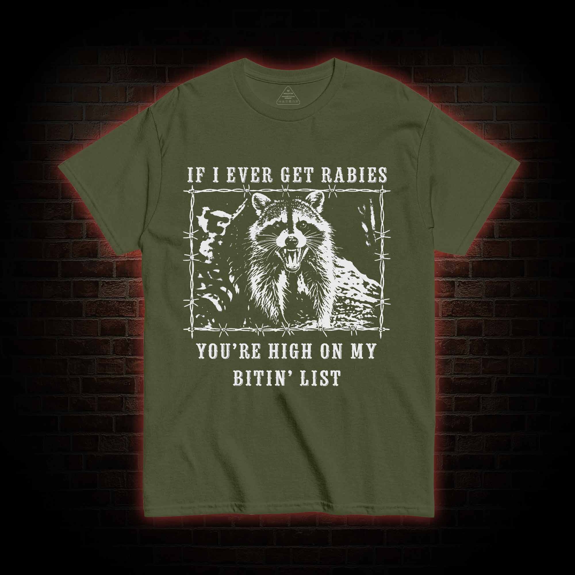 Funny Raccoon Rabies T-shirt