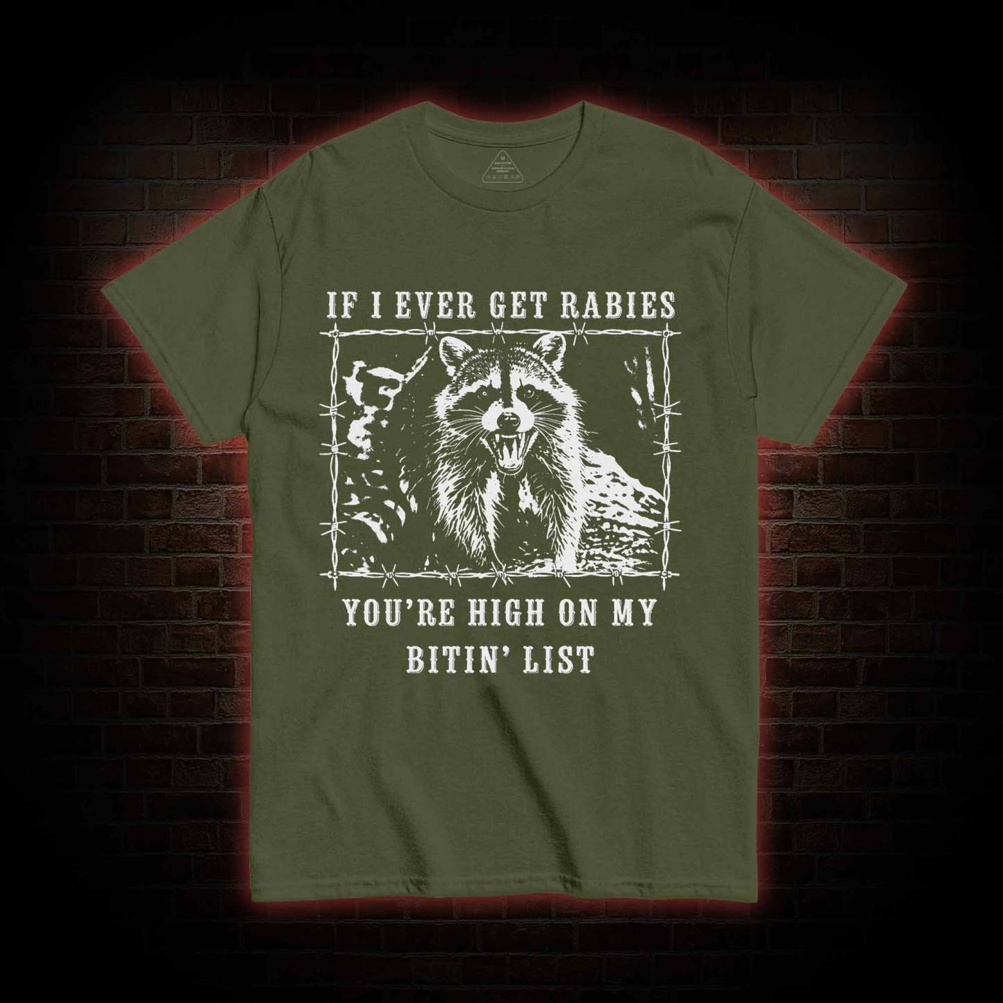 Funny Raccoon Rabies T-shirt