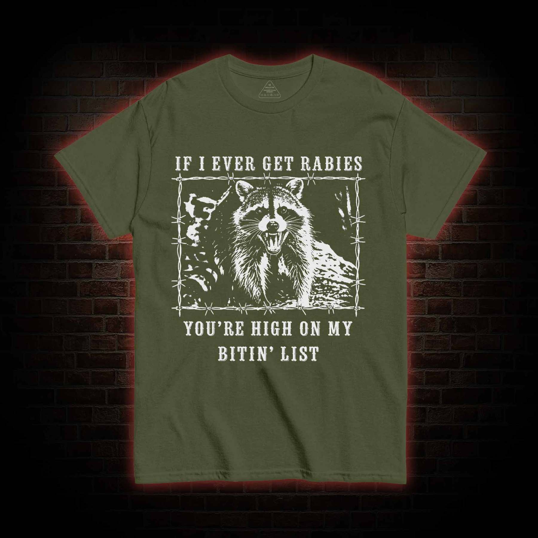 Funny Raccoon Rabies T-shirt