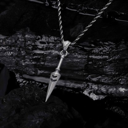 Silver Edge Sculptural Necklace