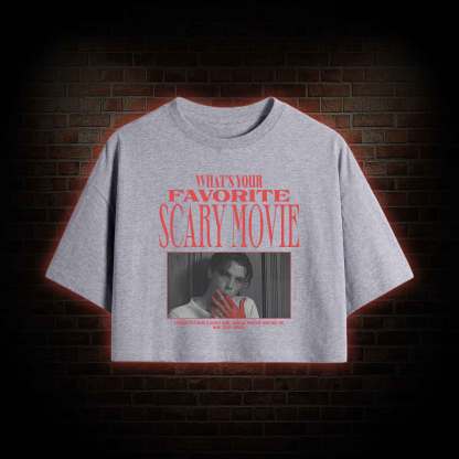 What's Your Favorite Scary Movie Crop Top