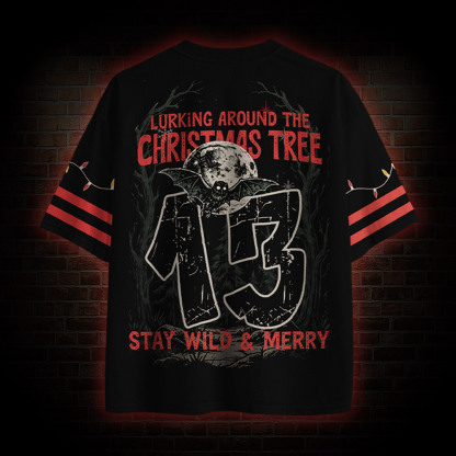 Lurking Around the Christmas Tree Mesh Jersey