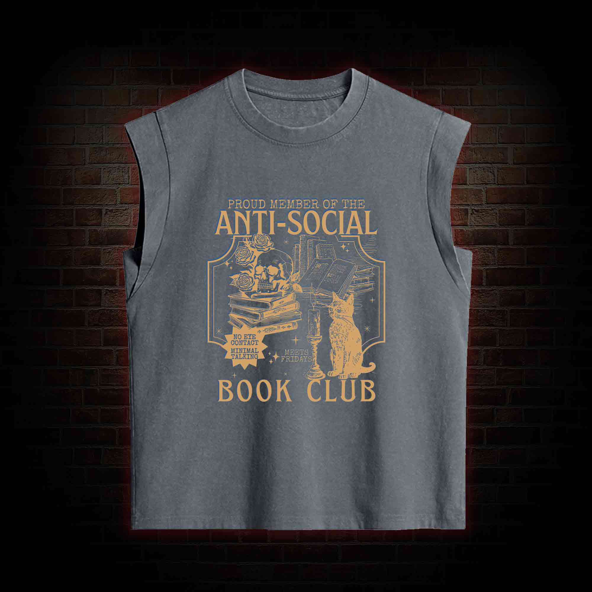 Anti-Social Book Club Women's Washed Tank Top