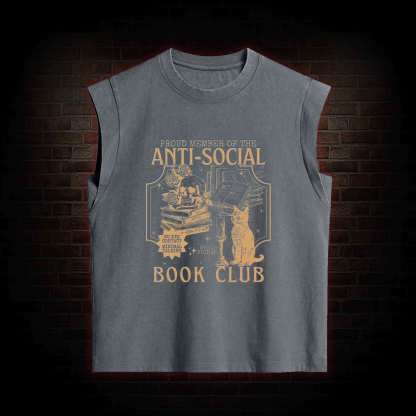 Anti-Social Book Club Women's Washed Tank Top