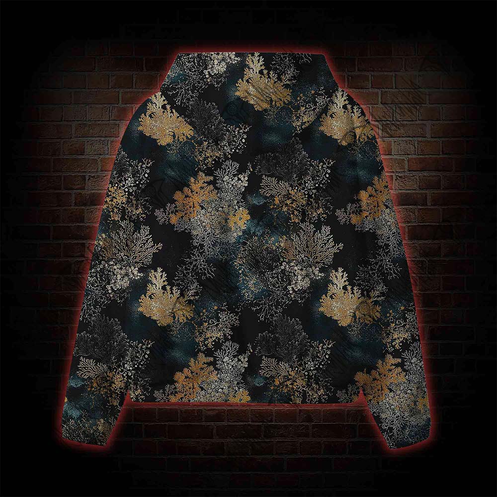 Overlooking the Dark Forest All Over Print Scuba Hoodie