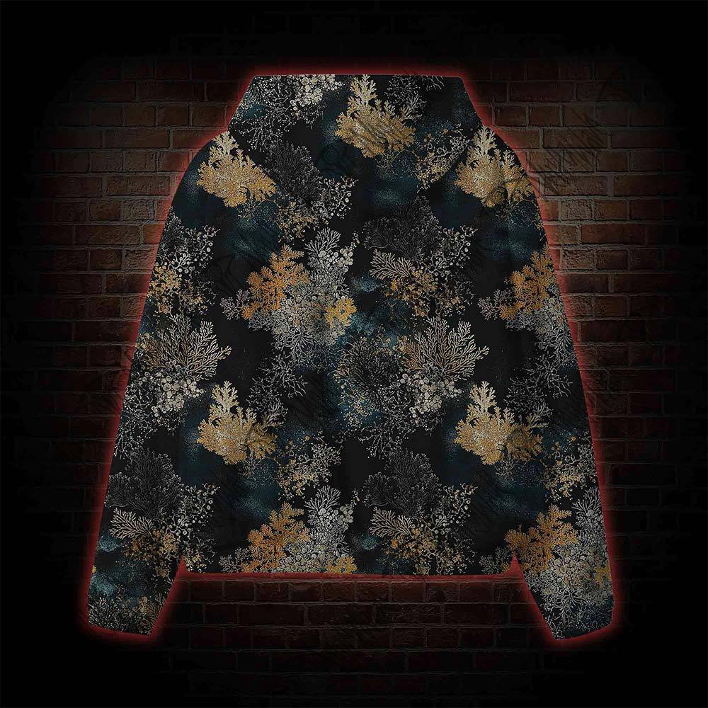 Overlooking the Dark Forest All Over Print Scuba Hoodie