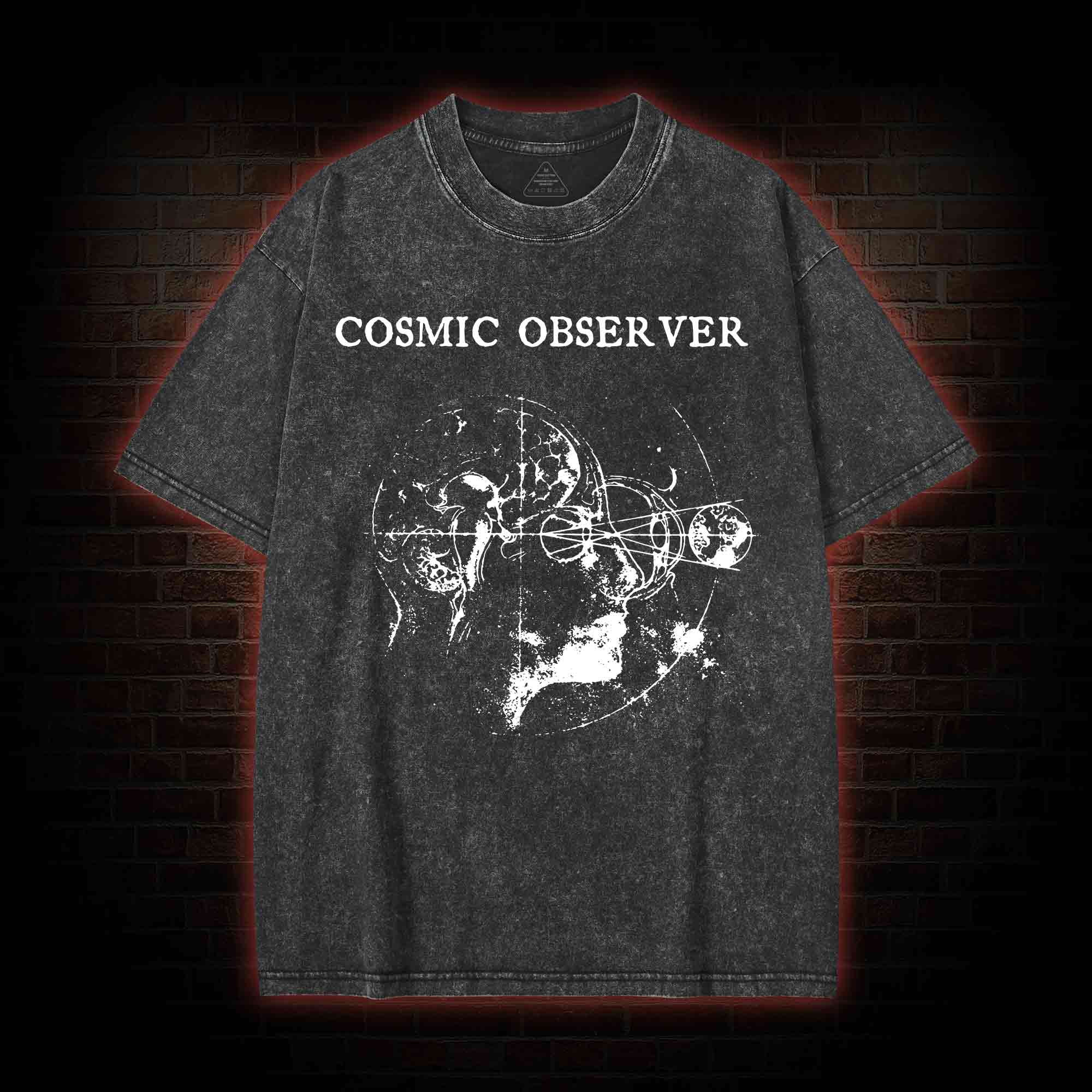 Cosmic Observer Washed T-shirt