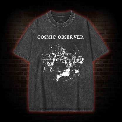 Cosmic Observer Washed T-shirt