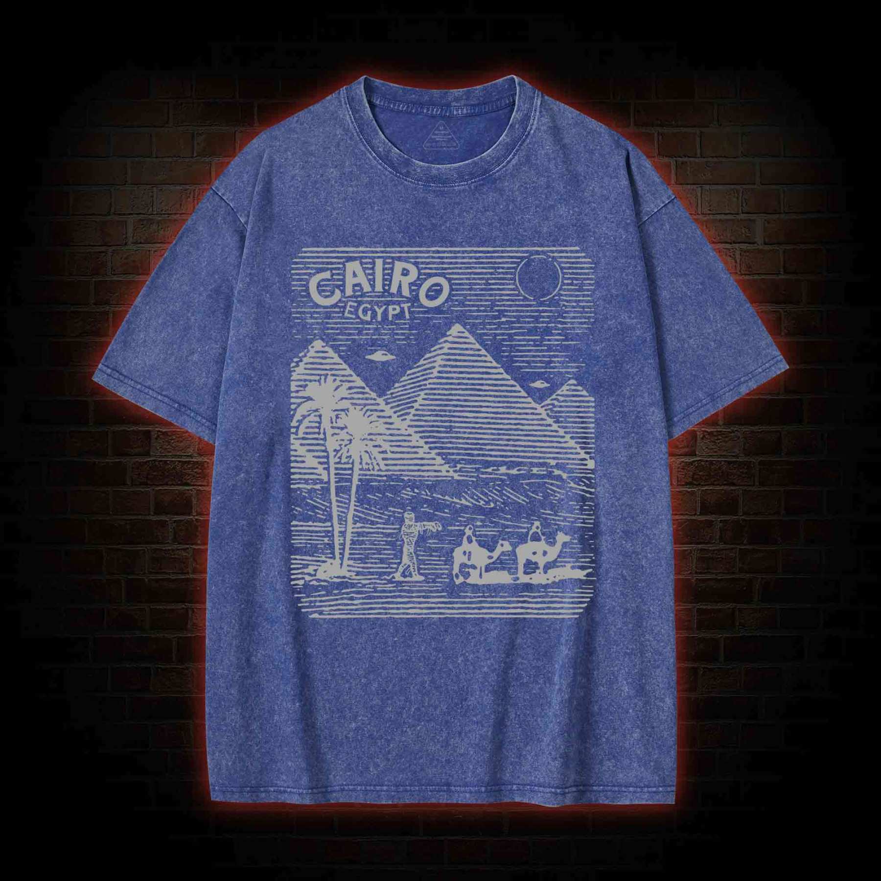 Cairo Egypt Washed T-shirt