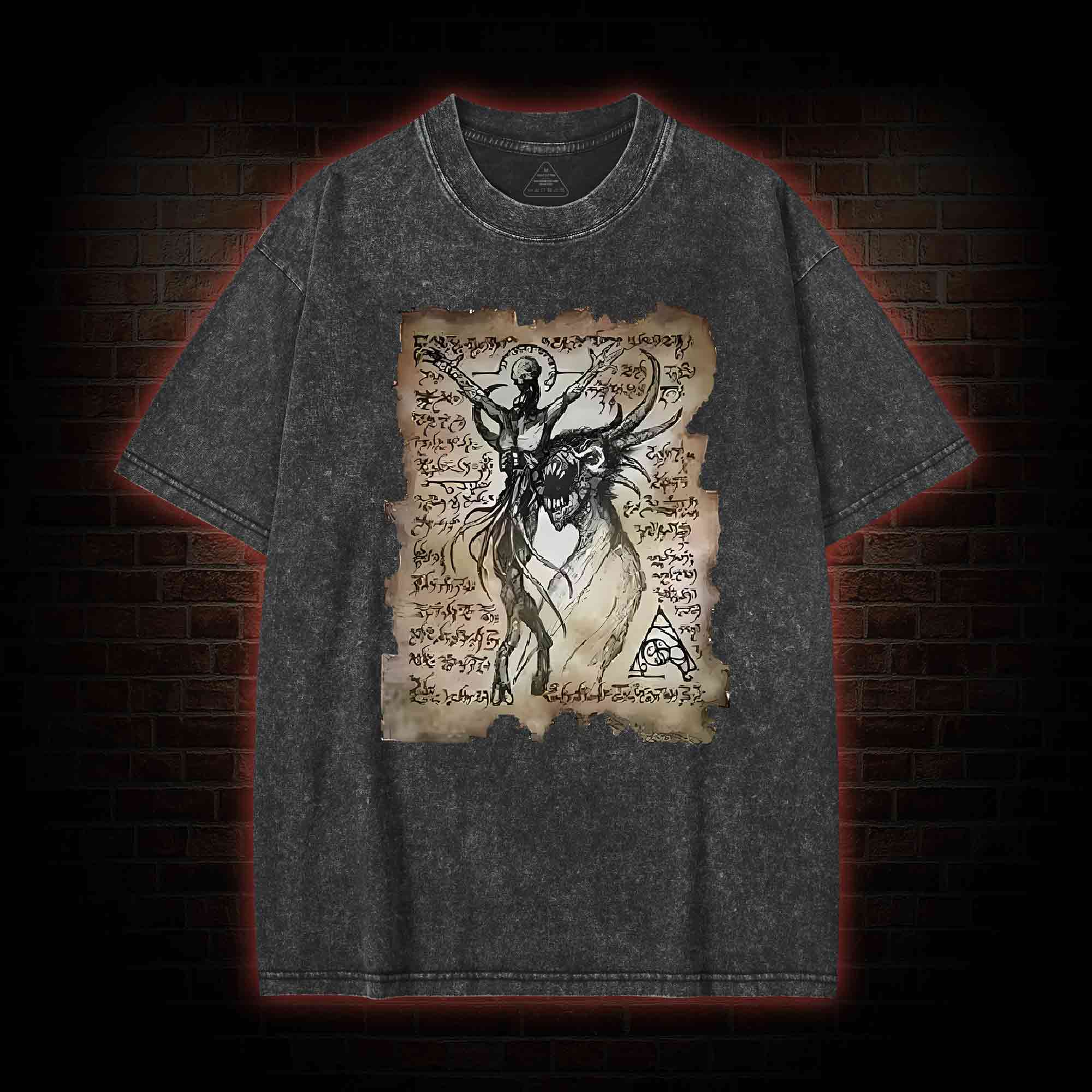 Cthulhu Occult Washed T-shirt