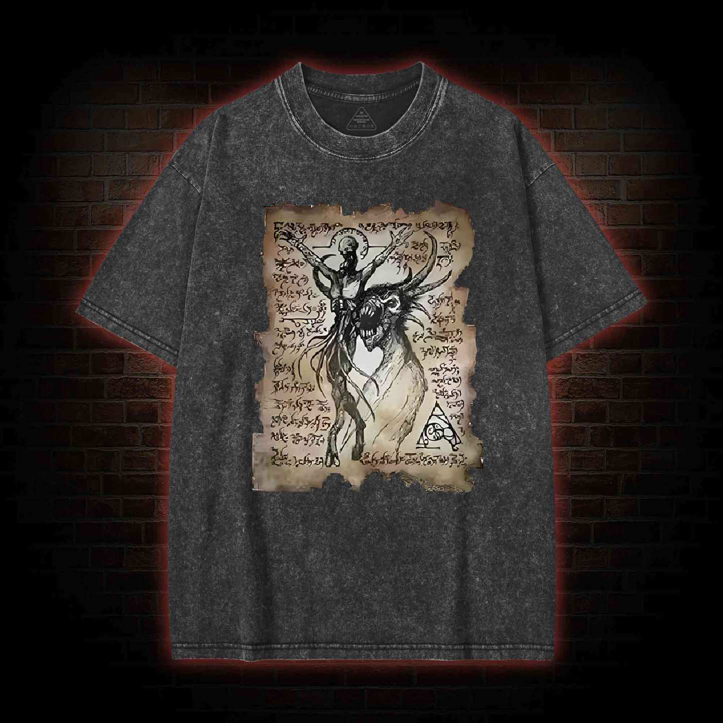Cthulhu Occult Washed T-shirt