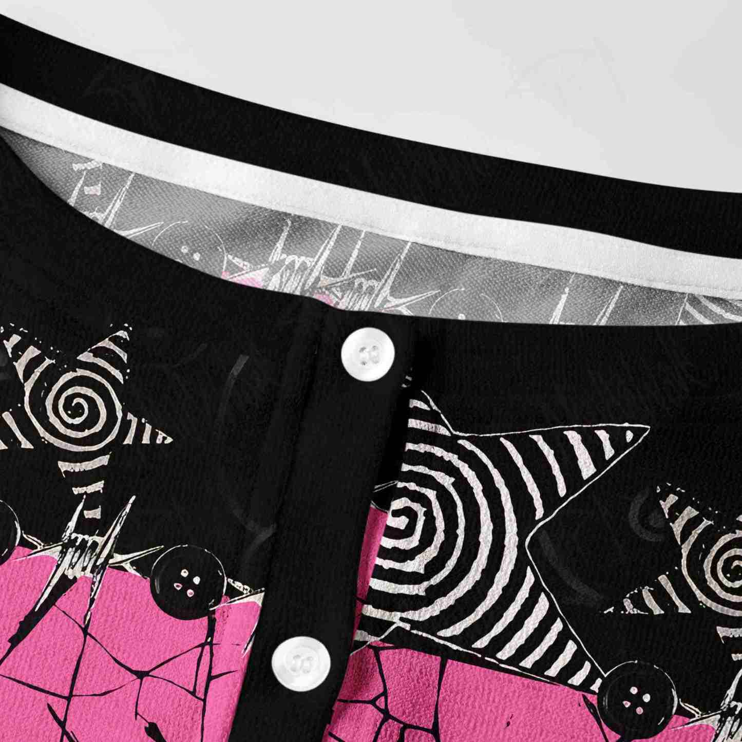 Pink Web Riot Light Weight Cardigan Sweater