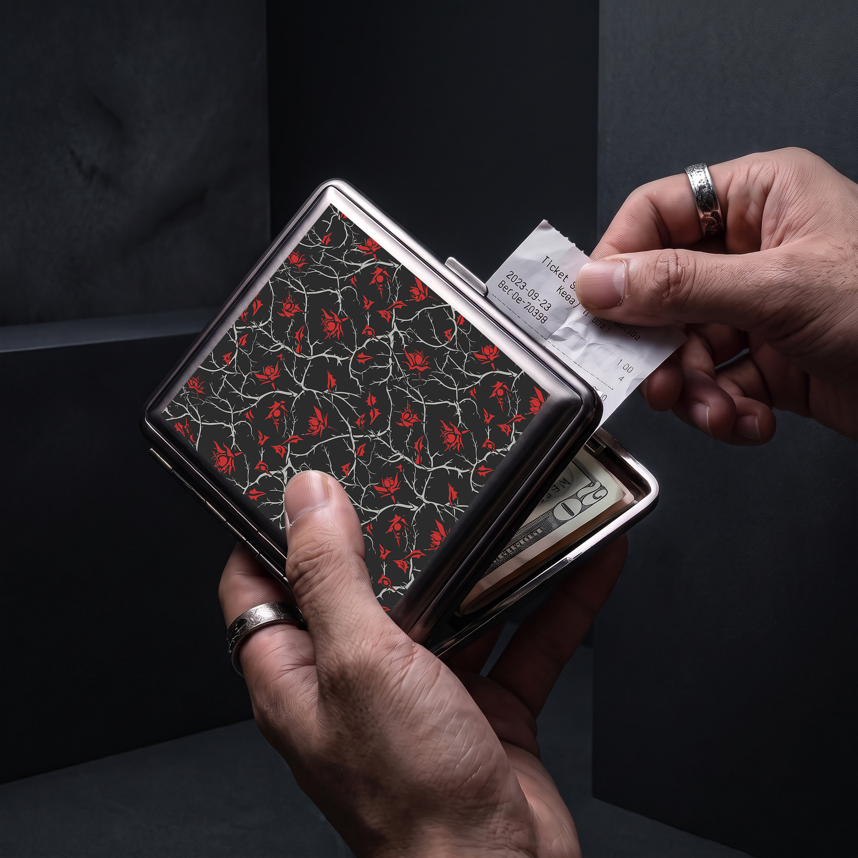 Thorns & Roses Compressed Cigarette Box