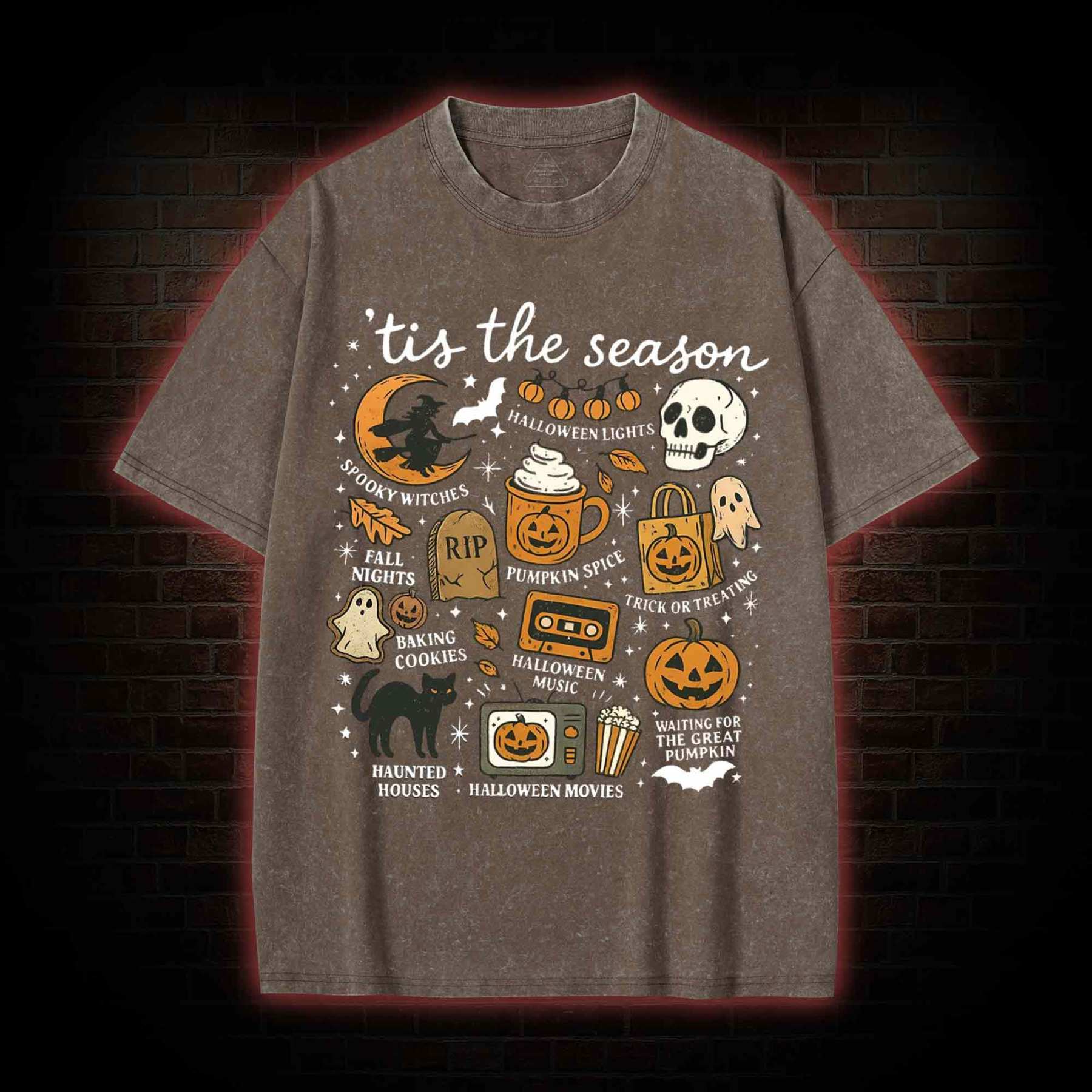 Vintage Halloween Washed T-shirt