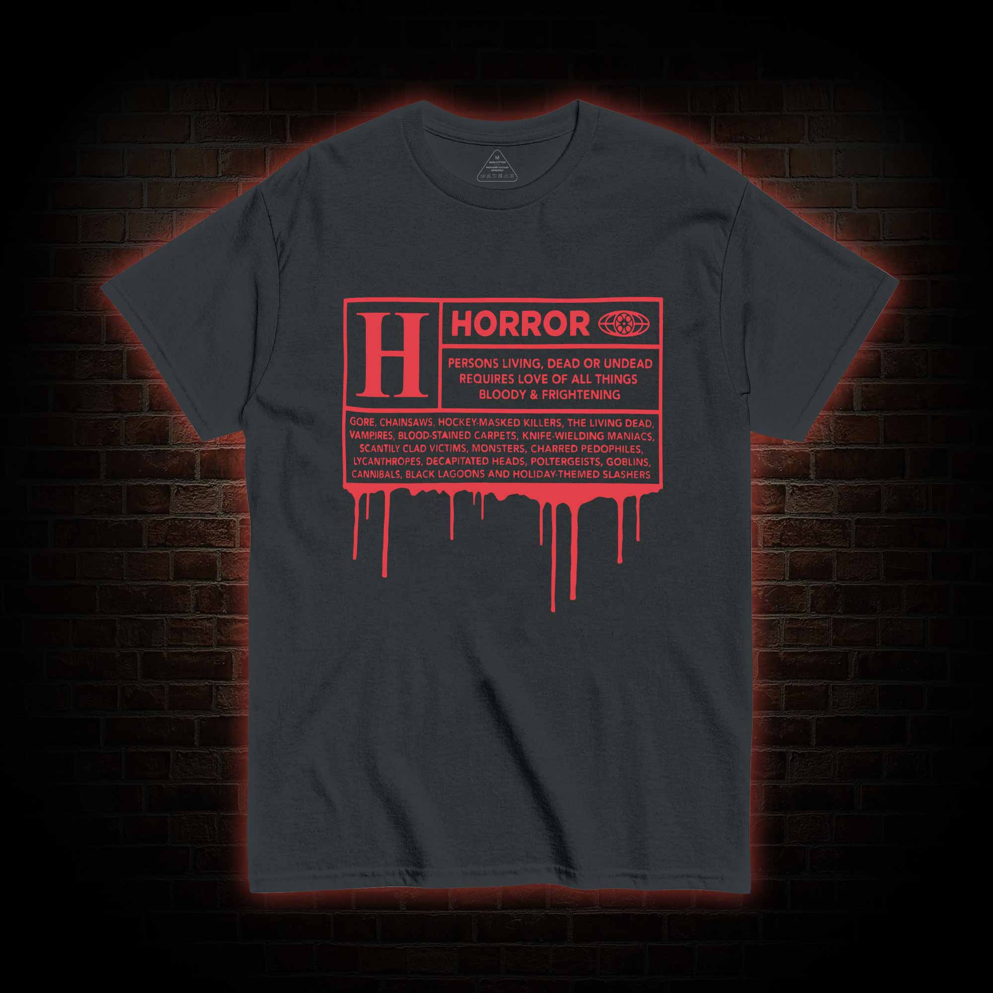 Horror Rating T-shirt 