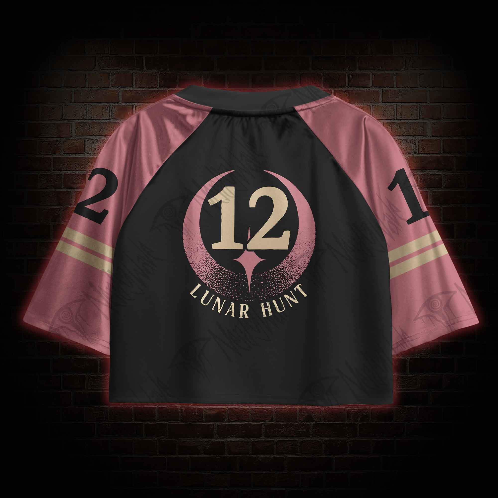 Run Wild Stay True Crop Sports Jersey