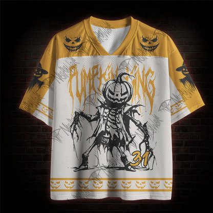 Pumpkin Man Horror Mesh Jersey