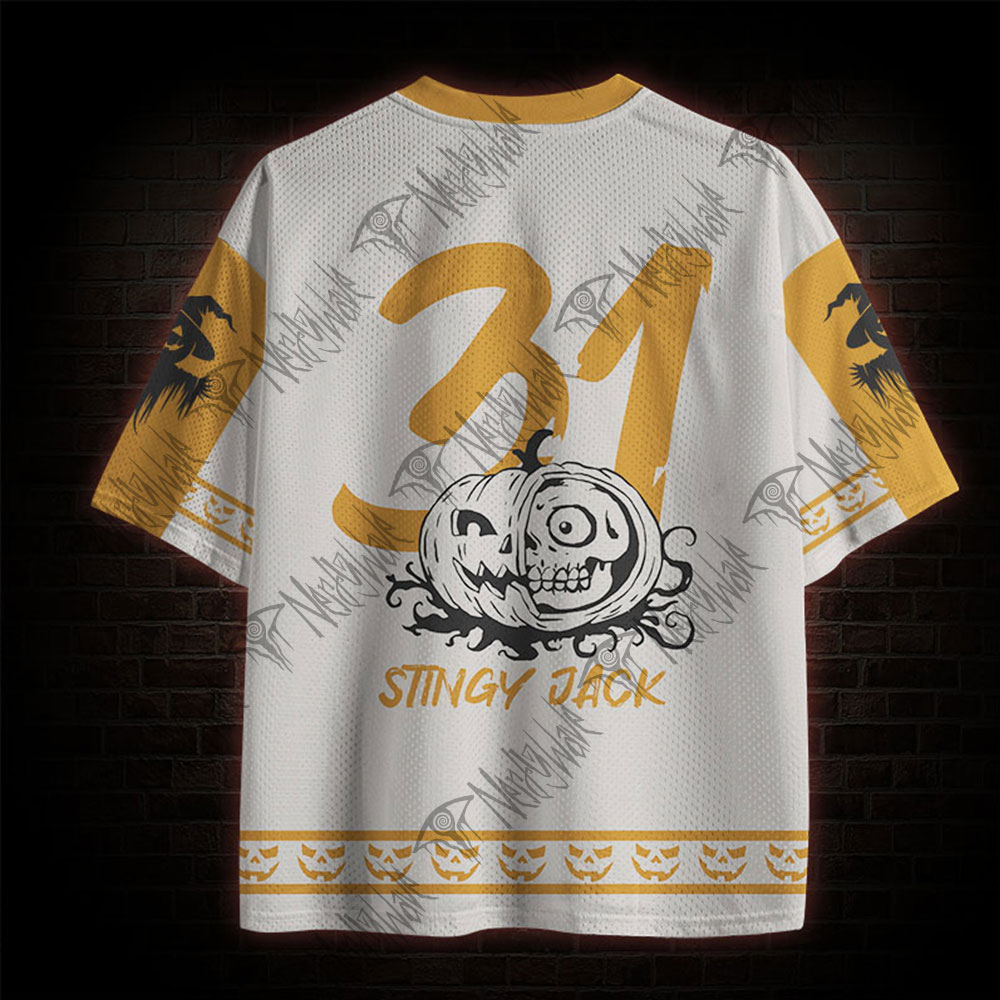 Pumpkin Man Horror Mesh Jersey