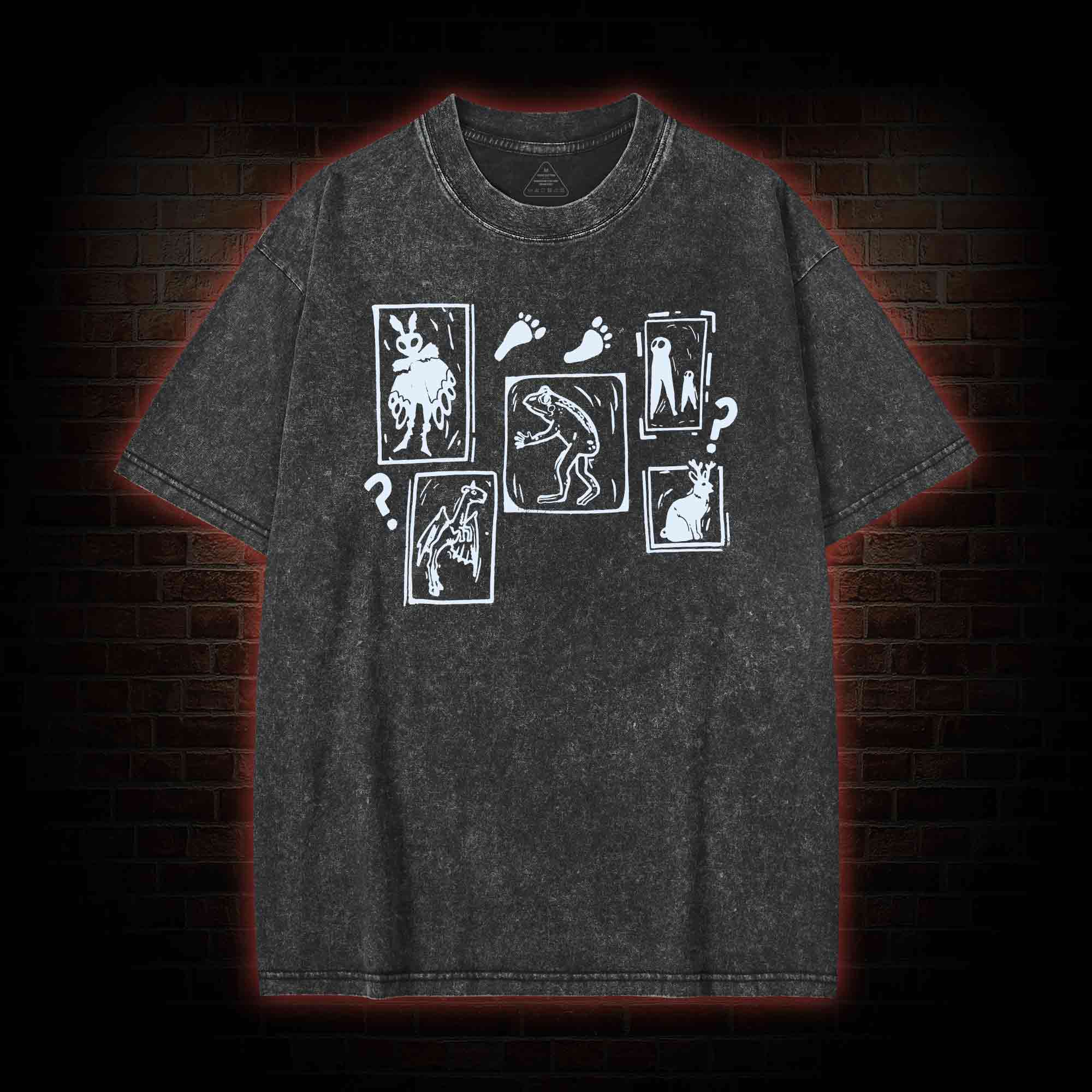 Cryptid Screenprint Washed T-shirt