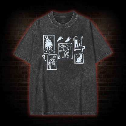 Cryptid Screenprint Washed T-shirt