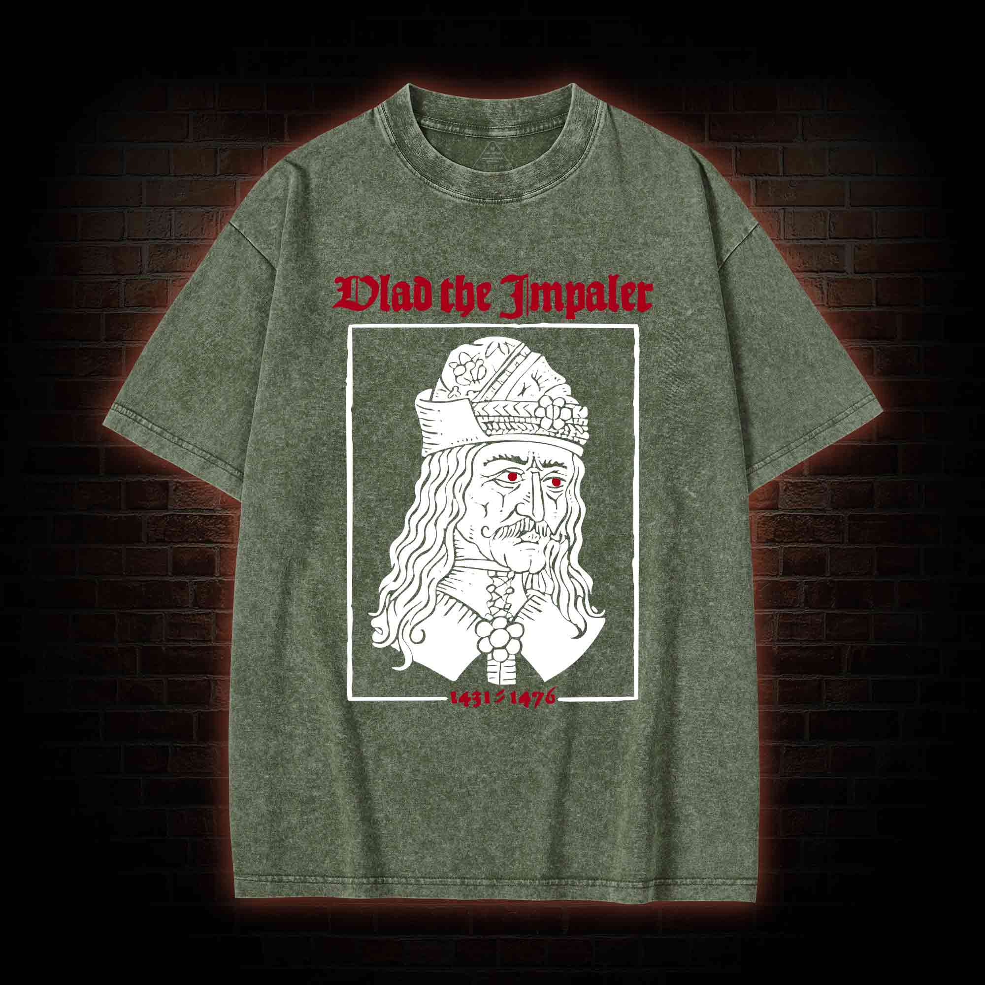 Vlad The Impaler Washed T-shirt