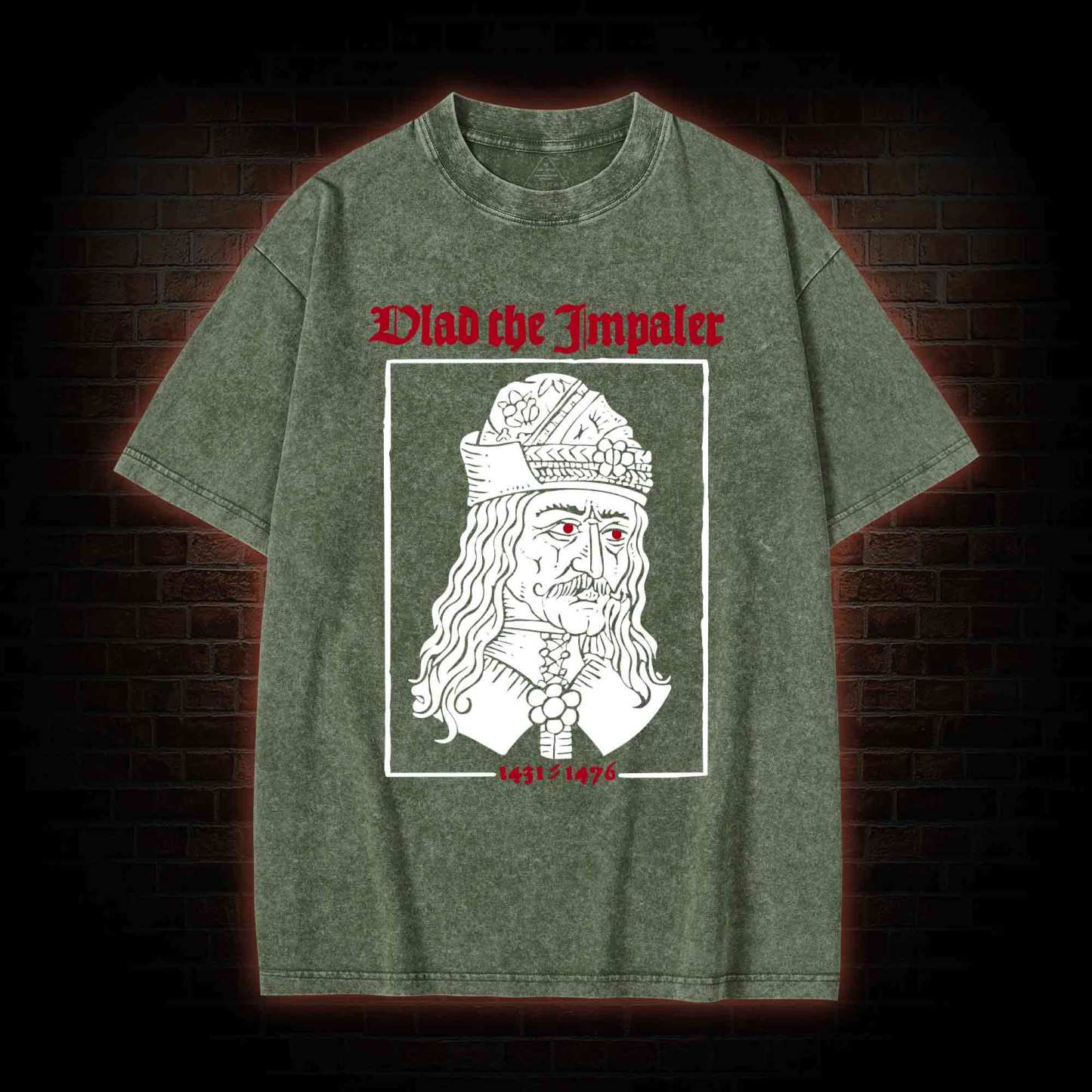 Vlad The Impaler Washed T-shirt
