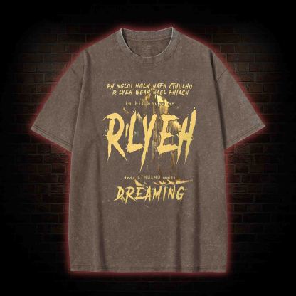 R'lyeh Arkham Horror Washed T-shirt