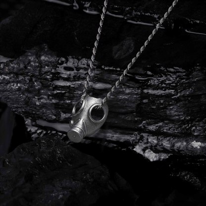 Mask Sculptural Necklace