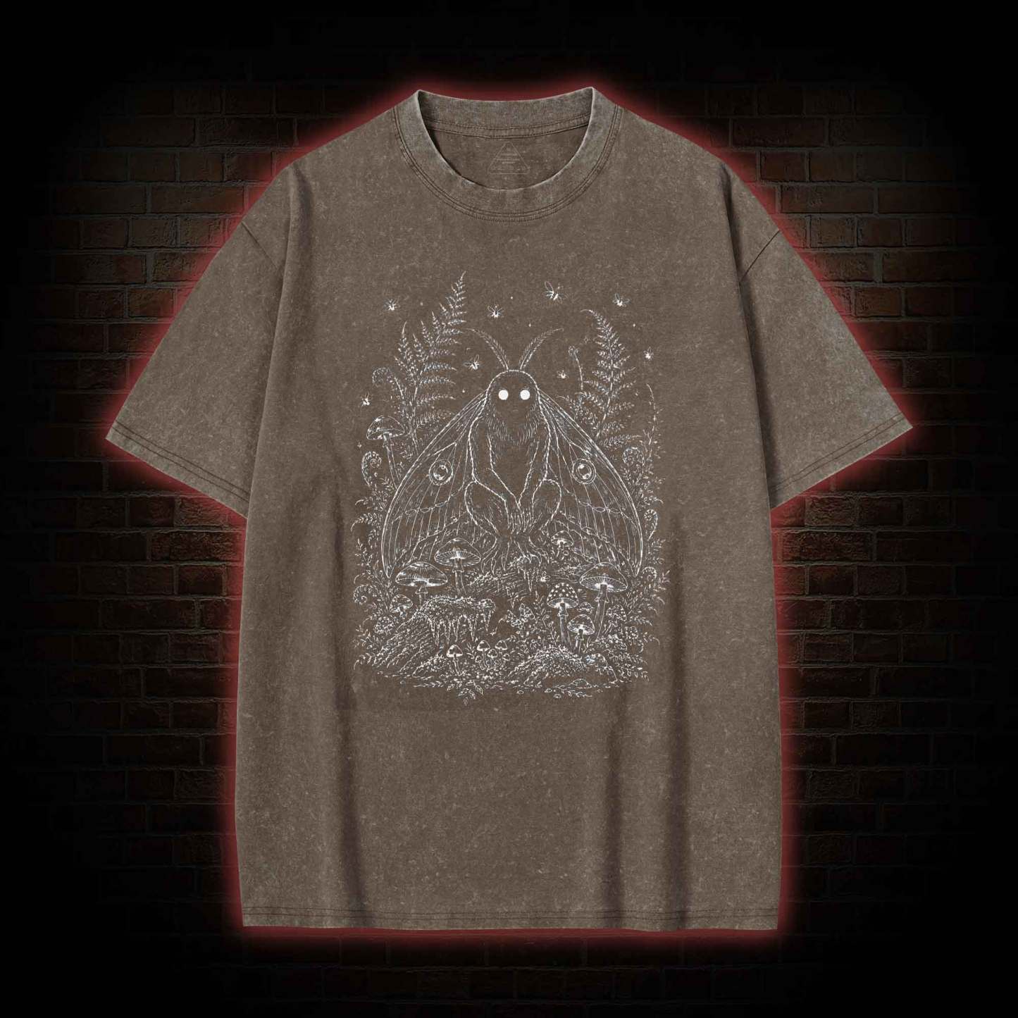 Mothman Folklore Washed T-shirt