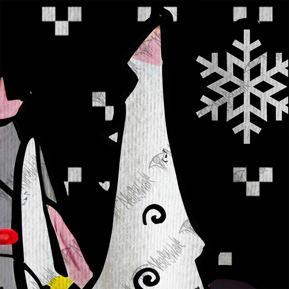 Overstimulated But Festive Ugly Sweatshirts