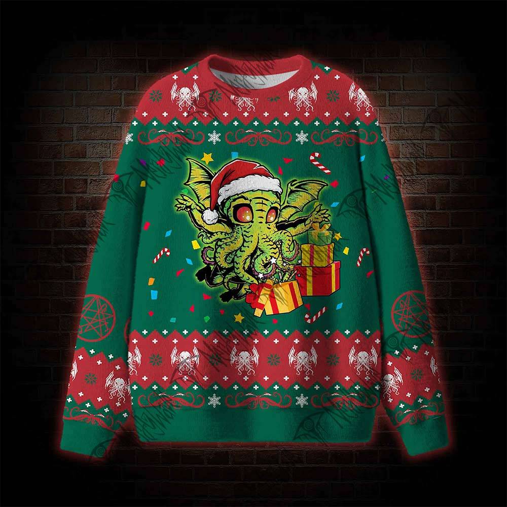 Cthulhu Christmas Ugly Sweatshirts