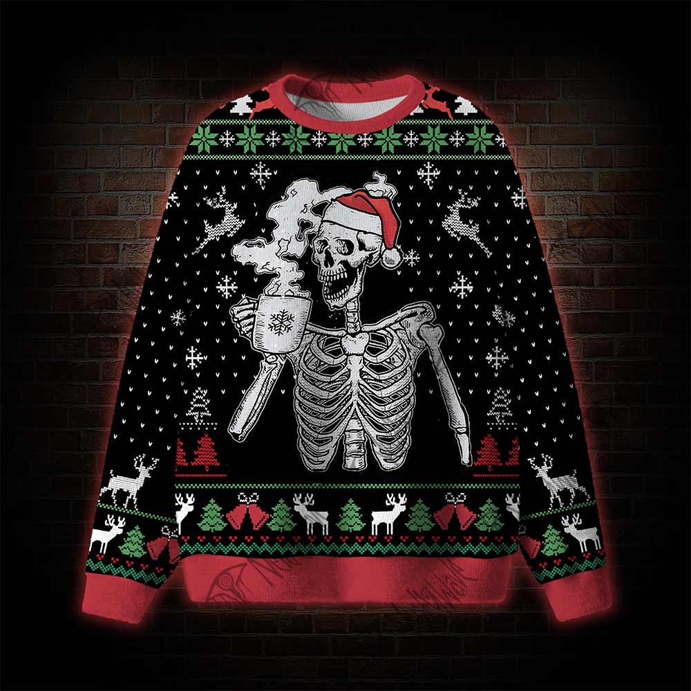 Skull Christmas Ugly Sweatshirts