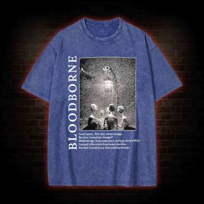 Hunter and Lamp Messengers Washed T-shirt
