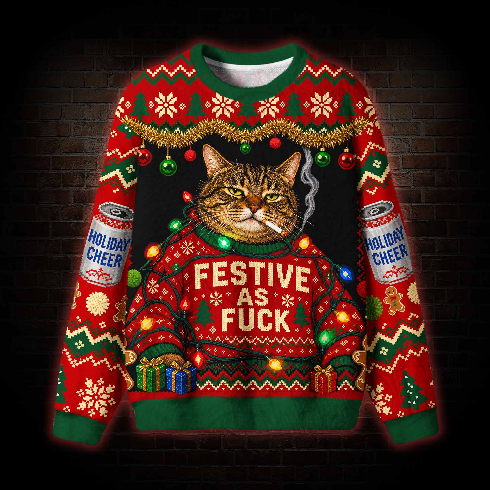 Festive as Fu*k Ugly Sweatshirts
