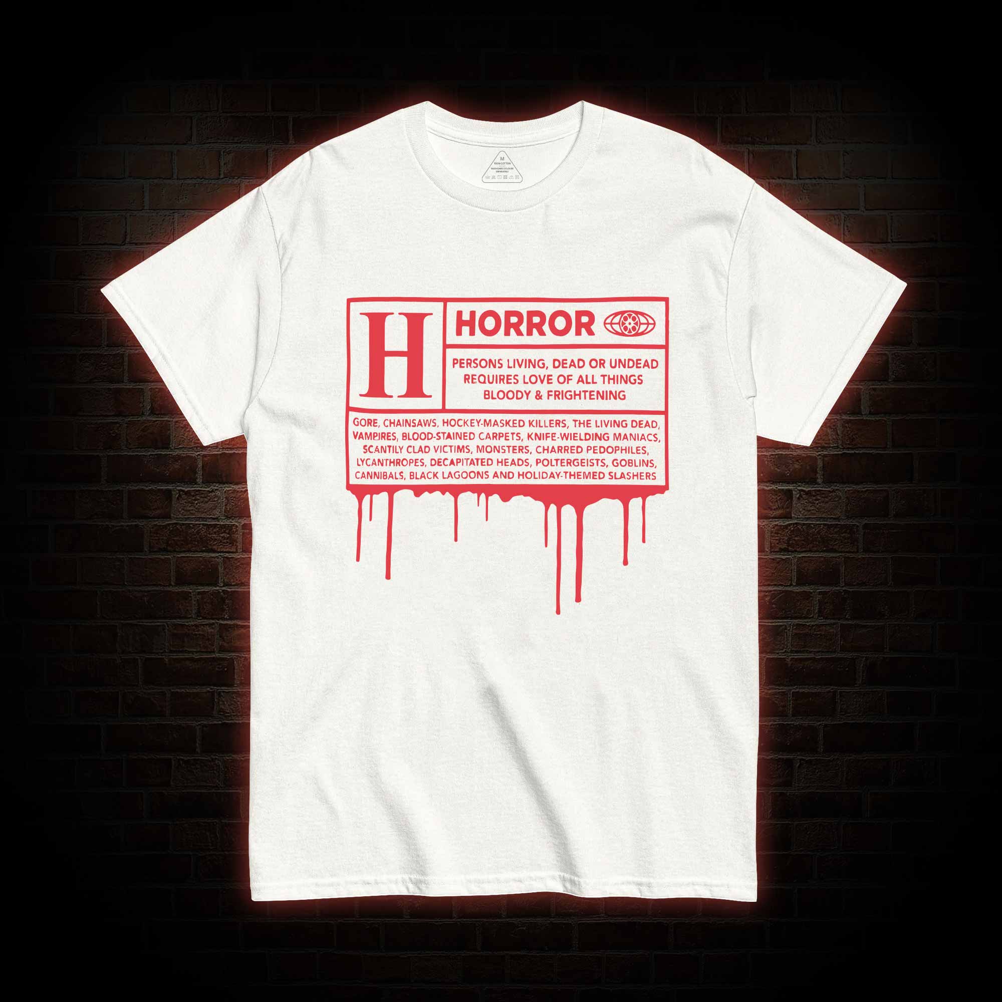 Horror Rating T-shirt 