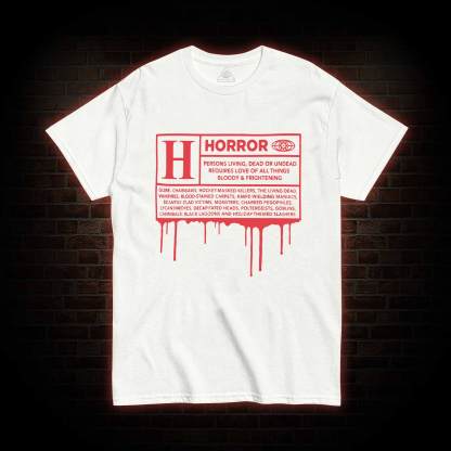 Horror Rating T-shirt 
