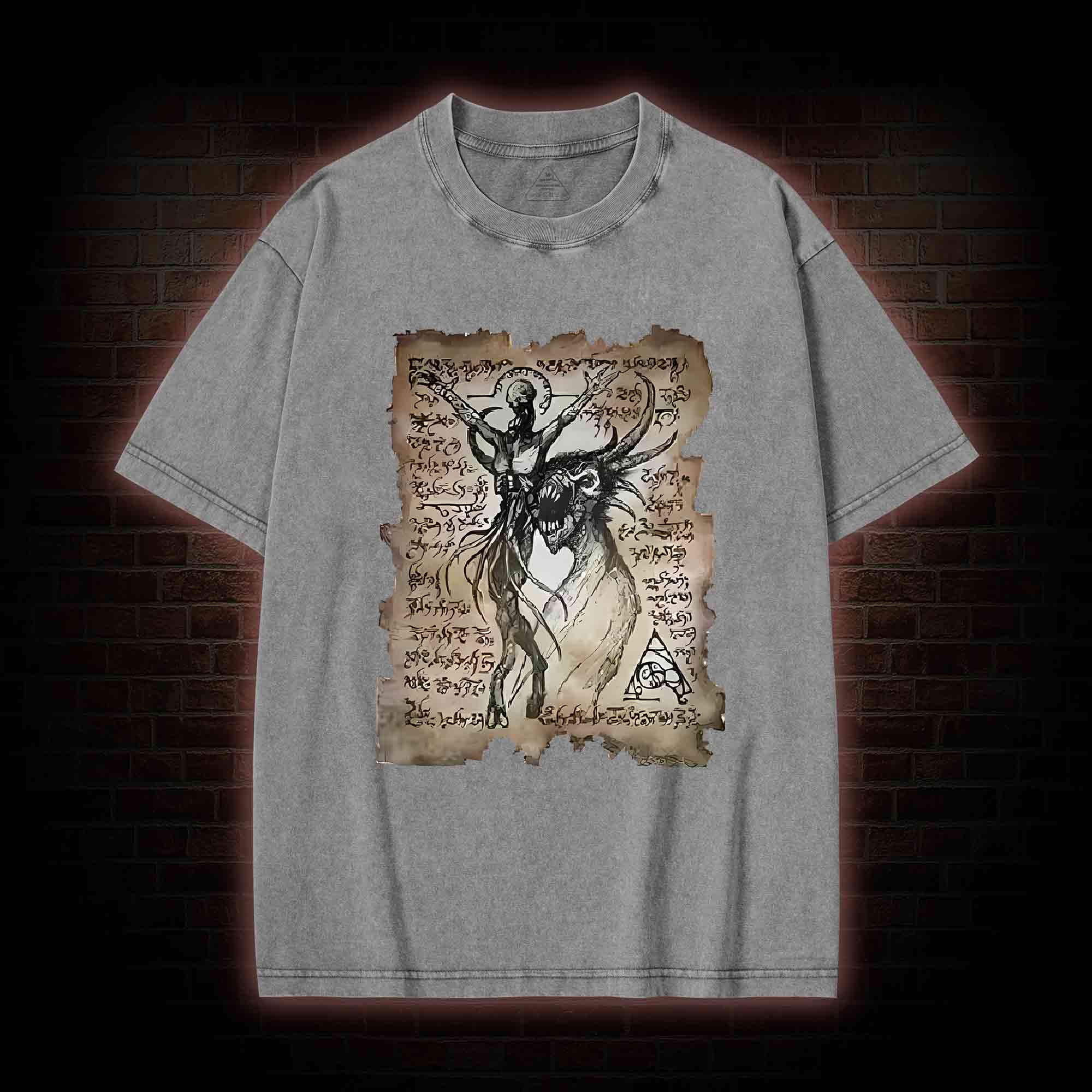 Cthulhu Occult Washed T-shirt