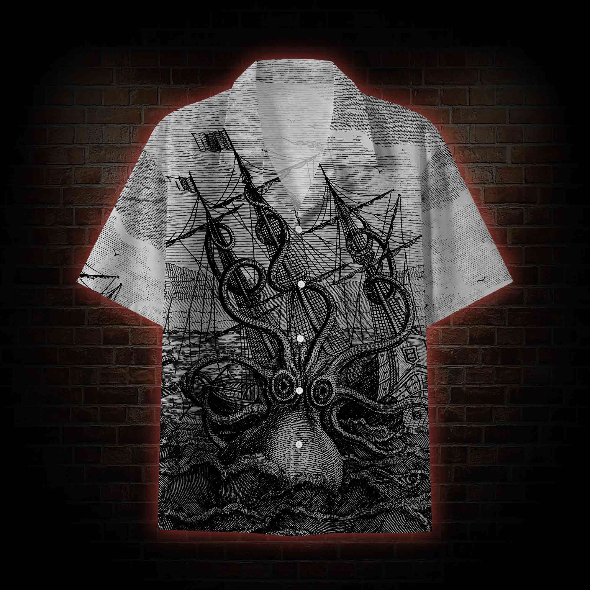 Giant Octopus Button-up Shirt