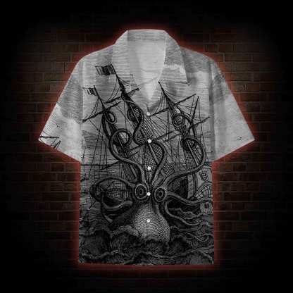 Giant Octopus Button-up Shirt