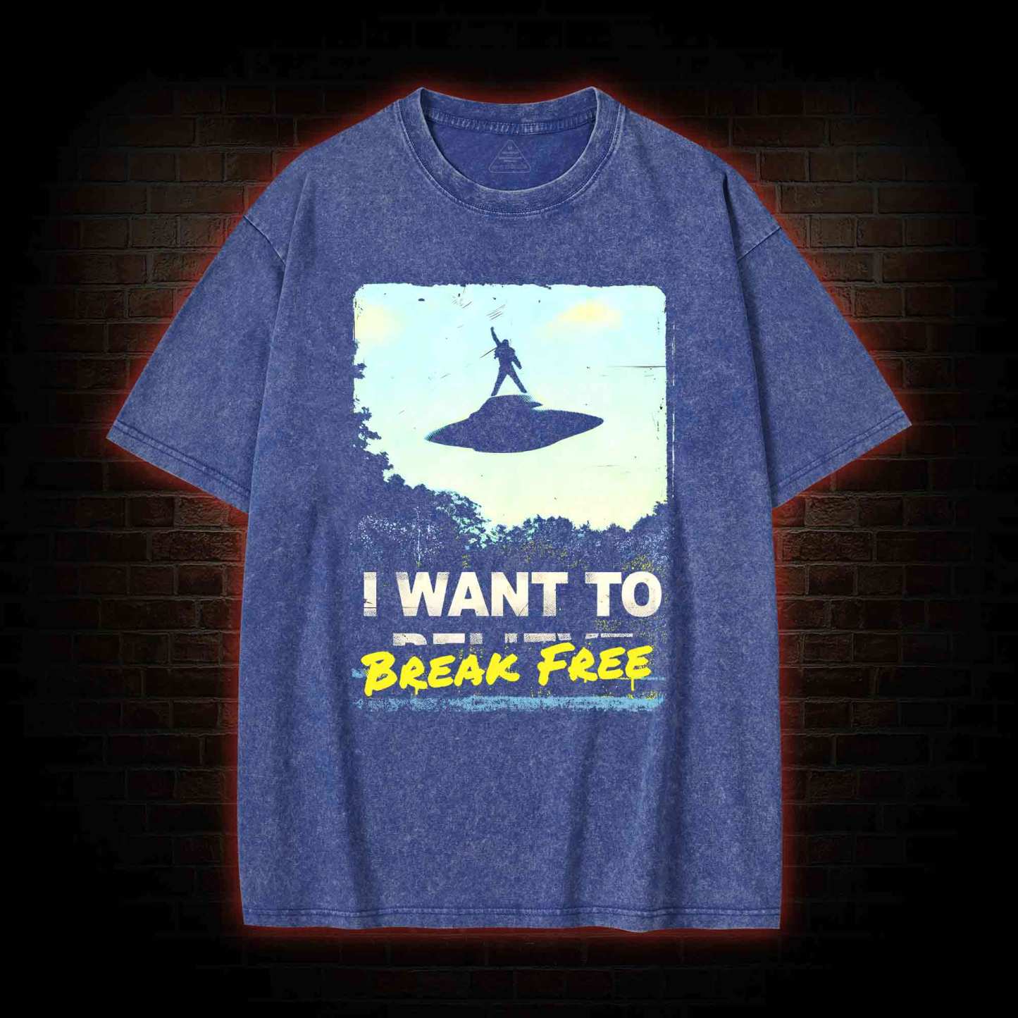 I Want To Break Free Washed T-shirt