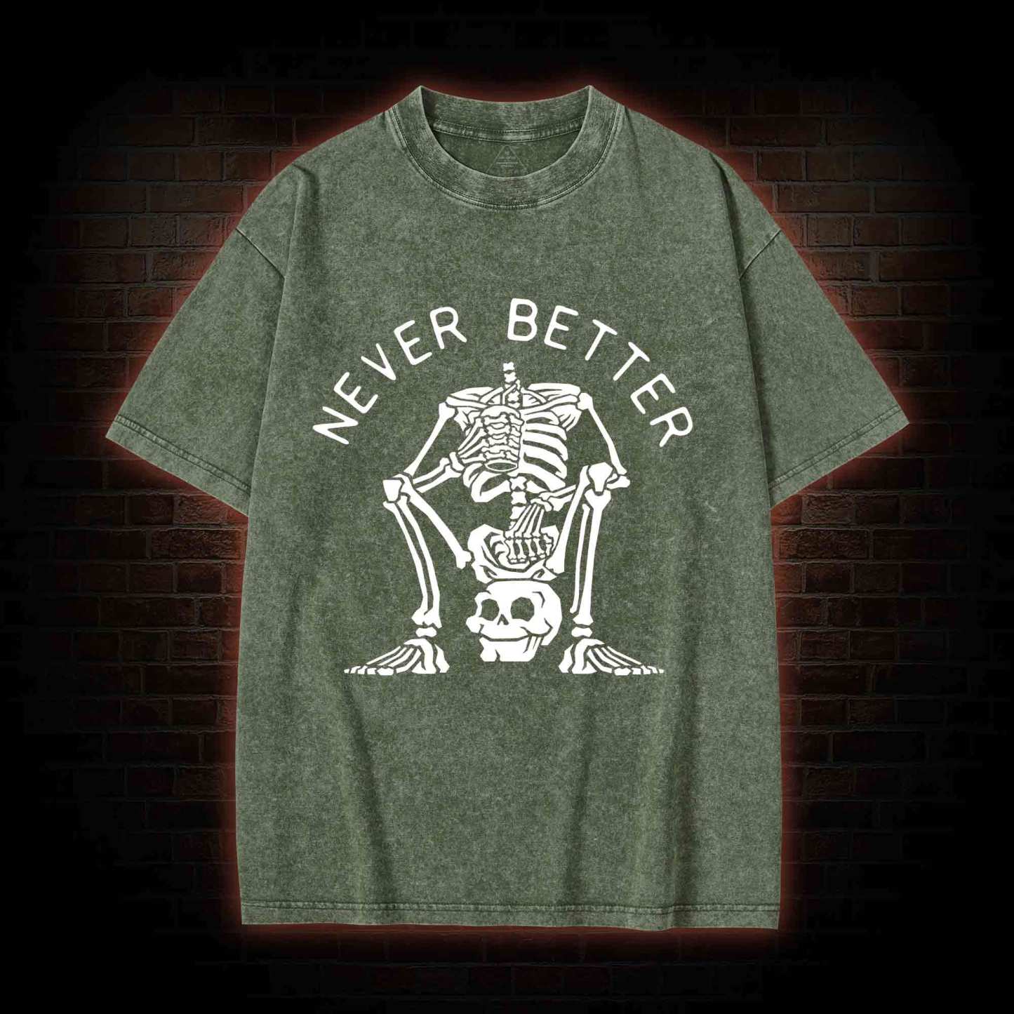 Never Better Graphic Washed T-shirt