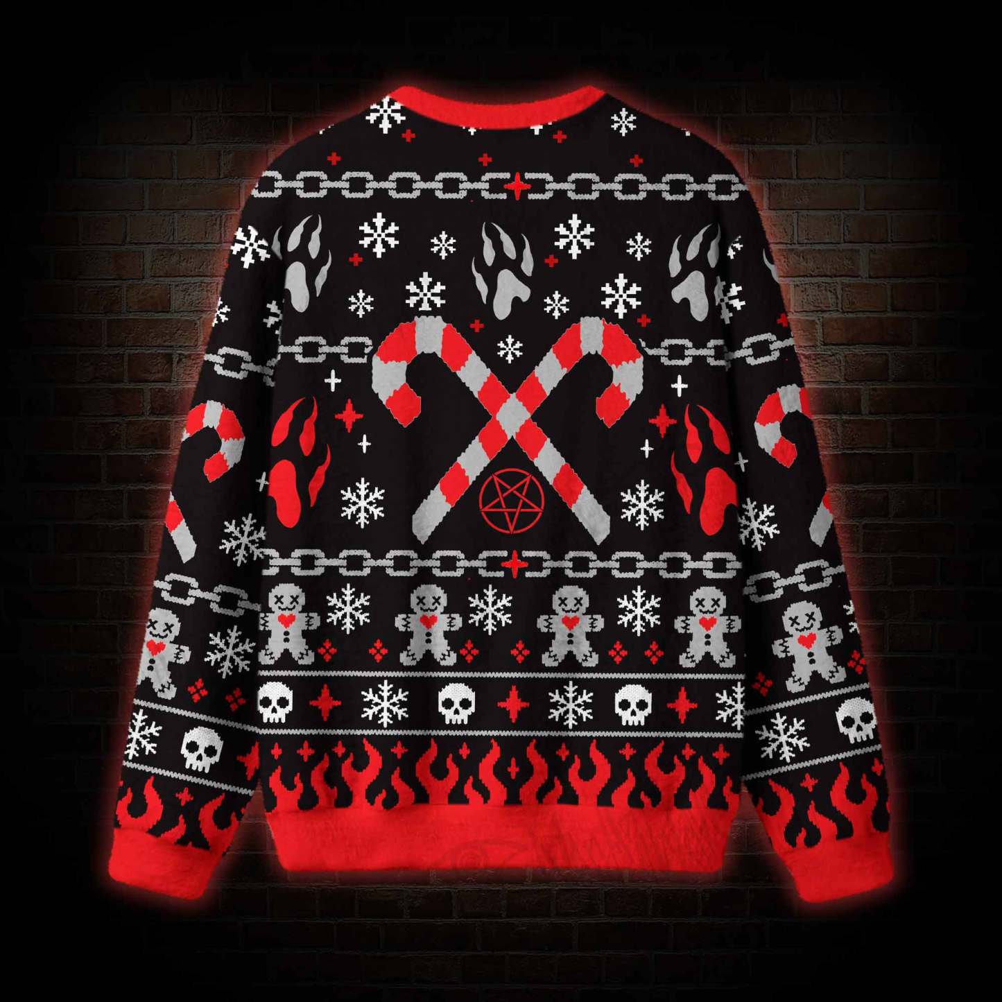 Krampus Claws Ugly Sweatshirts